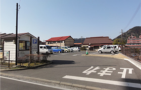 Fifth Parking Unzen Sky hotel before parking